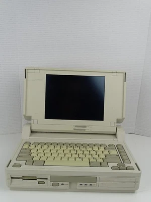 COMPAQ SLT 386S/20 COMPUTADORA PORTÁTIL LAPTOP DE COLECCIÓN RARA CON FUENTE DE ALIMENTACIÓN DE REPUESTO Y REPARACIÓN Foto 1 de 4