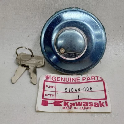 Tampa do tanque de combustível Kawasaki KH100 G7 G5 G4 G3 MC1 KV100 KZ1000 G31M C2 51048-006 #165 - Imagem 1 de 4