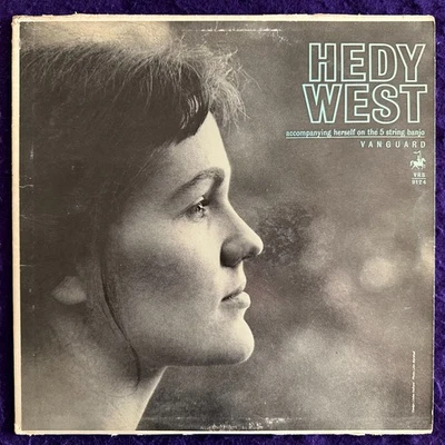 HEDY WEST Accompanying Herself on 5 String Banjo VANGUARD Mono Bluegrass VG+ - Image 1 of 4