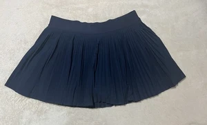 Lululemon Varsity High-Rise Pleated Tennis Navy Skirt Size 10 - Picture 1 of 8