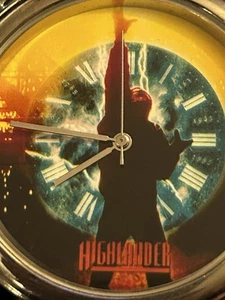 HIGHLANDER Watch Rare Vintage Entertainment Duncan MacLeod Immortal NEW Battery - Picture 1 of 7