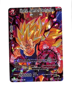 Vegeta Agent of Destruction BT6-120 DR Dragon Ball Super Card Foil - Picture 1 of 2