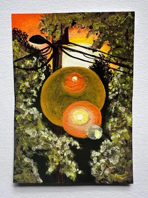 ACEO Original Painting  - Image 1 of 2