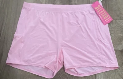 VESTIDO DE TÊNIS DE GOLFE LILLY PULITZER LUXLETIC GRANDE ROSA SHORTS SOB A ROUPA NOVO COM ETIQUETAS - Imagem 1 de 3