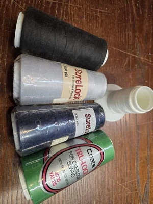 Coats Tru-lock, and SureLock Thread For Serger And Overlock Machines Lot - Image 1 of 3