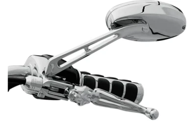 ESPEJOS ELÍPTICOS KURYAKYN CABEZA DE PALA HARLEY DYNA SOFTAIL SPORTSTER TOURING Foto 1 de 2