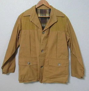 Vintage Men's Brown Work Barn Jacket and Pants Size XL Extra Large 36 - Picture 1 of 12
