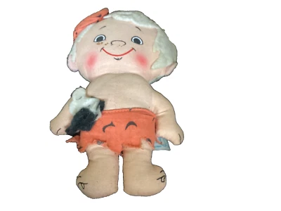 Muñeco de peluche vintage 1972 Knickerbocker Picapiedra Bam Bam Foto 1 de 2