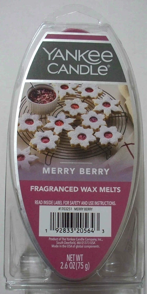 Yankee Candle "Merry Berry" cera se derrite 2,6 oz - EE. UU. - envío combinado Foto 1 de 1