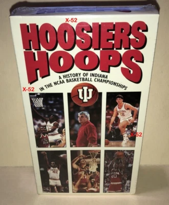 Hoosier Hoops vintage VHS video cassette tape Indiana in NCAA Basketball Champio - Image 1 of 4