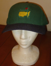Vintage 90's Masters Collection Golf Hat Cap 7 1/2 Green 100% Wool Made in USA