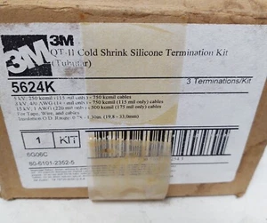 ๐ฅ3M 5624K Cold Shrink QT11 Silicone Termination Kit NOT COMPLETE - Picture 1 of 3