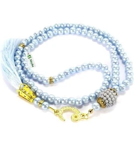 Babyblau| Gebetskette | Islamische Gebetskette | Gebetsperlen | Tesbih | Misbaha - Bild 1 von 1