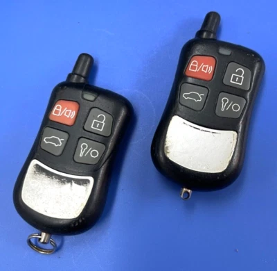 2x NICE COMPUSTAR 1WAMR-1600 4-BUTTON REMOTE ALARM FOB TRANSMITTER O44JR1600 - Image 1 of 2