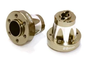 Alloy Drive Pin-to-6 Bolt Type Wheel Hub 22mm Thick for 1/10 Axial Crawler - Picture 1 of 1