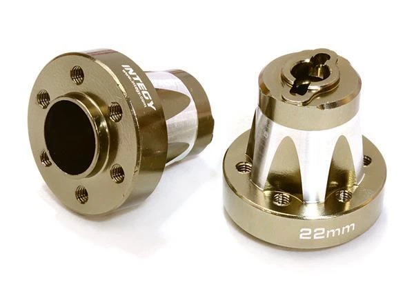 Alloy Drive Pin-to-6 Bolt Type Wheel Hub 22mm Thick for 1/10 Axial Crawler - Image 1 of 1