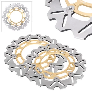 Floating Front Brake Disc Rotor Fit Yamaha XJ6 ABS 2013-2015 2014 MT-03 MT-09 - Picture 1 of 12