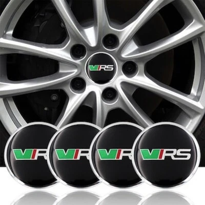 Alloy Wheel VRS Centre Caps. 56mm or 60mm. Octavia Kodiaq Karoq Fabia Enyaq etc - Image 1 of 2