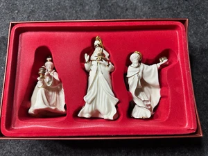 LENOX Nativity 3 KINGS ORNAMENT SET - Little Town of Bethlehem -- -- NEW in BOX - Picture 1 of 4
