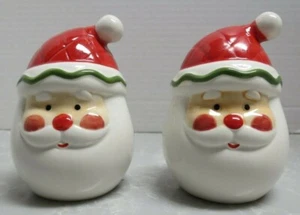 Target Home - Jolly Rosy Cheeks Santa Head Salt & Pepper Shakers - Picture 1 of 6