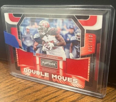 Chris Godwin 2020 Panini Playbook Double Moves Jersey Relics 66/299 #DM-CG NFL - Image 1 of 3