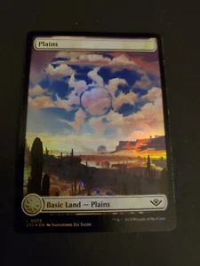 x1 Plains OTJ MTG 272 FOIL FULL ART BASIC LAND M/NM 1x - Picture 1 of 2