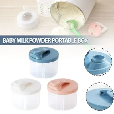 4 Compartments Milk Powder Organizer Baby Food Snacks Container  Newborn • 13.64$