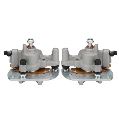 Pinza de freno trasera izquierda derecha y pastillas para Yamaha Grizzly 700 YFM700F/P 2007-2018 Foto 1 de 4