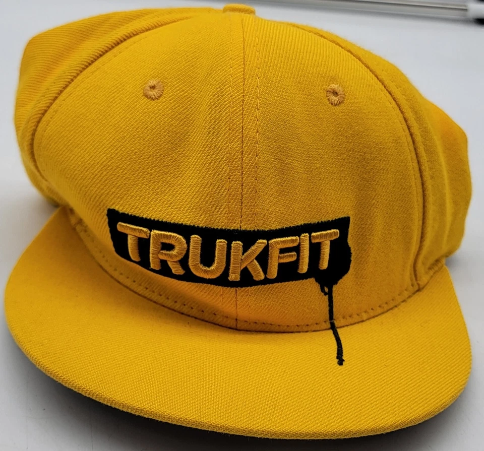 Chapéu Trukfit Masculino Ajustável Lil Wayne Skate Snapback Amarelo Feelin Spacey - Imagem 1 de 4