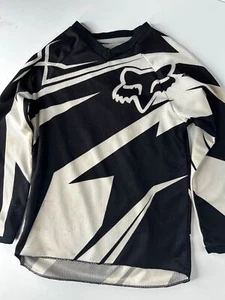 Fox Youth (S) MX B/W Long Sleeve - Picture 1 of 9