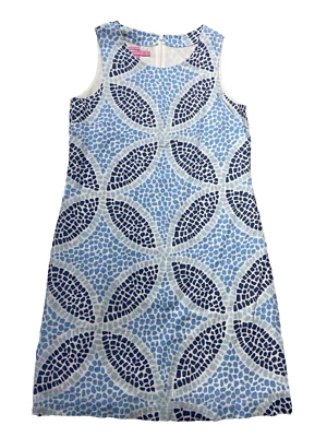 Vestido Island Company Mujer Pequeño Azul Lino Boho Informal Resort Costal Verano Foto 1 de 4