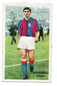 CALCIO FIGURINA CALCIATORI CALCIOGIGANTE VERBANIA BOLOGNA BULGARELLI 1964-65 - Picture 1 of 2
