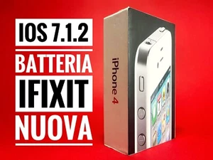 Apple iPhone 4 - 16GB - Bianco (Model A1332 - MC604DN/A) - iOS 7.1.2 - Foto 1 di 12