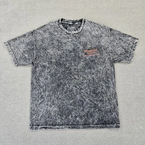 Hawaiian Lava Tie Dye Shirt Mens XL Black T-shirt Big Island Flames - Picture 1 of 12