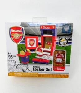 ALEXIS SANCHEZ Schließfach Set ARSENAL FOOTBALL SOCCER FLY EMIRATES Steine Blöcke Spielzeug - Bild 1 von 3