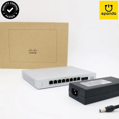 Cisco Meraki MS120-8LP 67W PoE+ Gigabit Ethernet Switch, UNCLAIMED 1Y-Warranty - Image 1 of 4