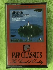 Brahms Symphony 2 - Halle Orchestra - Imp Classics Cassette, 1987, Pickwick, - Picture 1 of 5