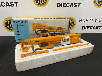 CONRAD MODELS 1:50 SCALE 2090 LIEBHERR LTM 1160/2 MOBILE CRANE "WHITE CAB" — 第 1/4 张图片