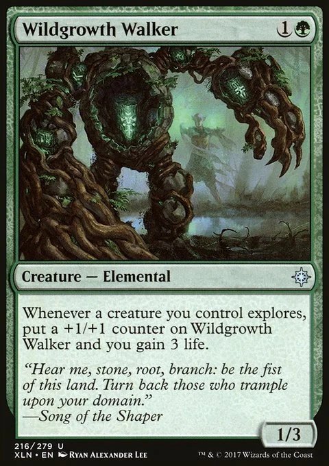 Magic the Gathering MTG Wildgrowth Walker (216) Ixalan   LP - Image 1 of 1