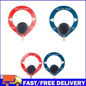 Loop Antenna 4MHz-24MHz 500kHz-2000kHz Donut Antenna Portable No Burrs for Radio - Zdjęcie 1 z 21