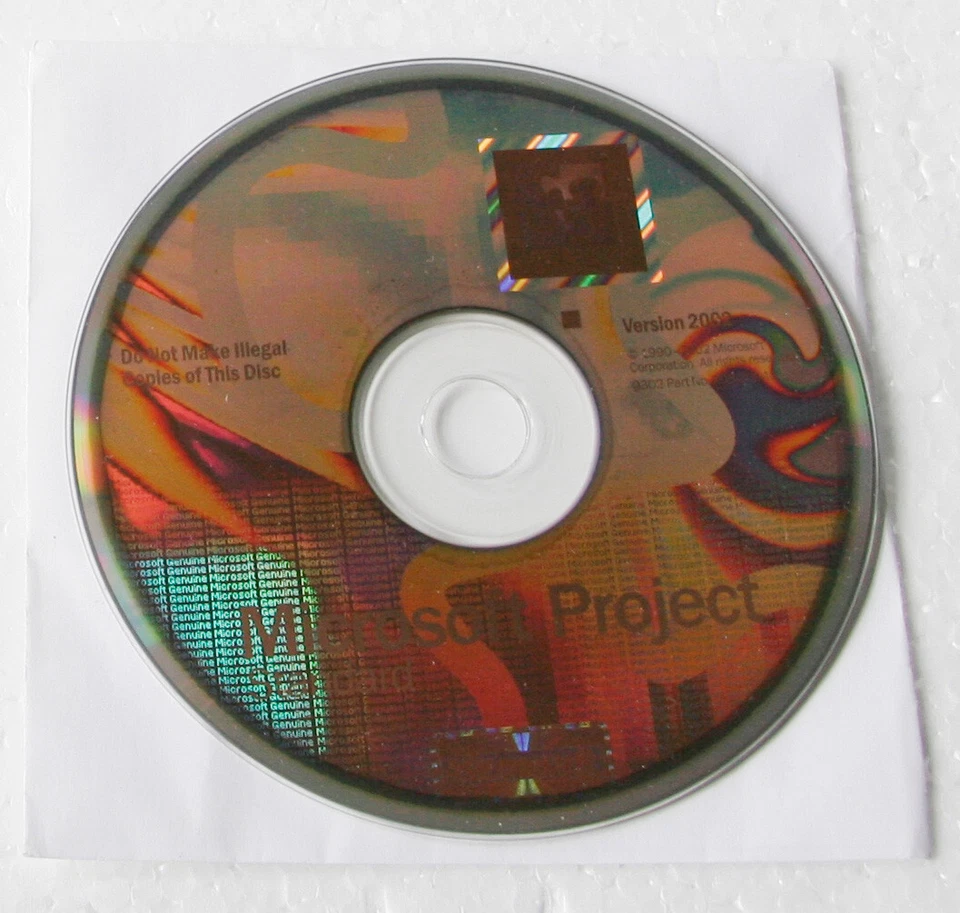 Vintage Microsoft Project Standard Version 2002 CD only, no serial number - Image 1 of 1