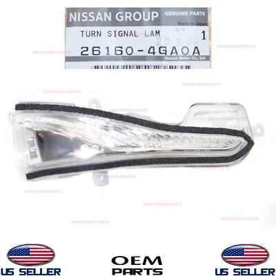 正品外镜转向信号灯右⭐ INFINITI 14-24 *请参阅兼容性 — 第 1/3 张图片