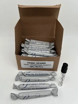 Lote de 2 FRASCOS BOND NO.9 HAMPTONS 0.057 oz/1.7 ML EDP muestra en aerosol Foto 1 de 2