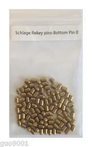100 Pezzi Schlage Rekey Bottom Pins #0 Kit Chiavi Pin per Richiave da fabbro - Foto 1 di 1