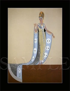 8,5x11 Vintage Erte "ISIS" Fine Art Deco Farbdruck Bild Poster Frauen Vintage - Bild 1 von 1