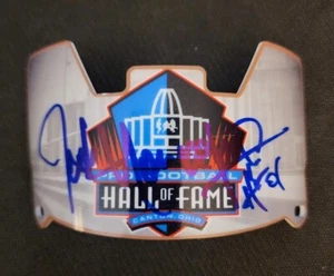 Jack Youngblood Signed HOF Visor For Mini Helmet Rare W/ Insc Rams JSA AI81206 - Picture 1 of 3
