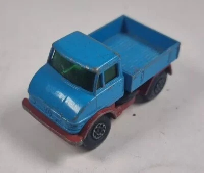 Vintage Matchbox Lesney Superfast - Unimog. No 49.  Blue & Red. Used Condition - Image 1 of 4