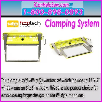 HoopTech Embroidery Clamp Hoop Brother PR 600 620 650 655 670 1000 1050 1055 - Image 1 of 3