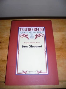 TEATRO REGIO "DON GIOVANNI" STAGIONE D'OPERE 98 - 99 - Picture 1 of 1