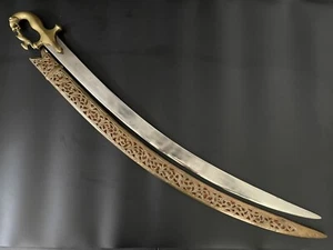 Antique Arabic, Muslim, Indo, Rajput Middle East, Tulwar Shamshir Sword. “NICE” - Picture 1 of 12